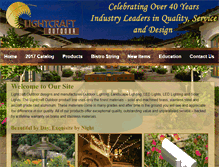 Tablet Screenshot of lightcraftoutdoor.com